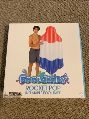 Rocket Pop Inflatable Pool Raft - New